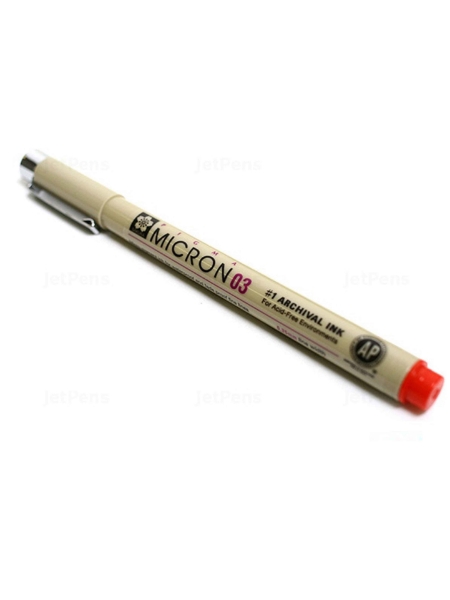 Picture of Sakura Pigma Micron Pen - 03 (Red)