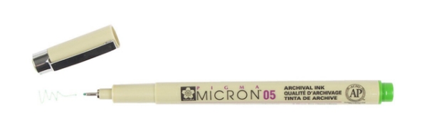 Picture of Sakura Pigma Micron Pen - 05 (Light Green)