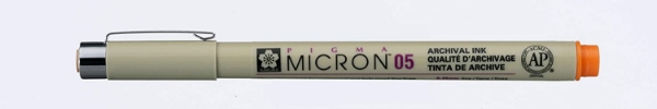 Picture of Sakura Pigma Micron Pen - 05 (Orange)