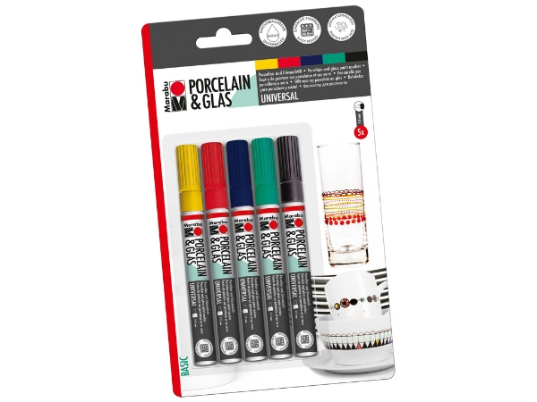 Picture of Marabu Proclean & Glass Universal Set of 5-1.2mm