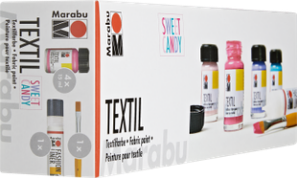 Picture of Marabu Textil Starter Sweet Candy Set 4x15ml