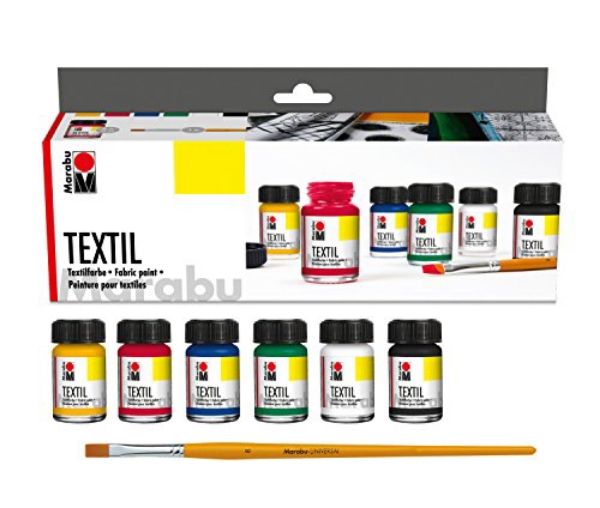 Picture of Marabu Textil Starter Set 6x15ml
