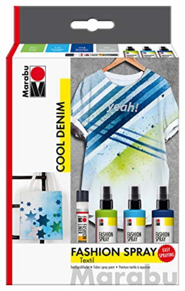 Picture of Marabu Textil Fabric Spray Paint Set