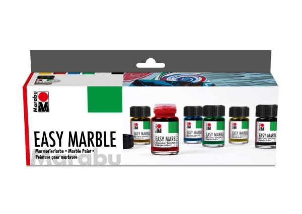 Picture of Marabu Easy Marble Paint 6x15ml