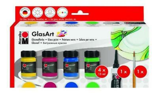 Picture of Marabu Glas Art Starter Set 4x15ml
