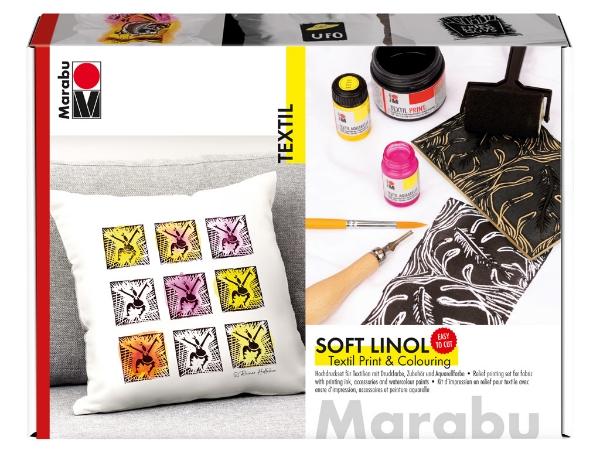 Picture of Marabu Textil Print & Colouring Set
