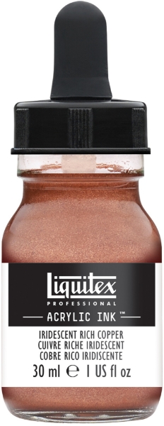 Picture of Liquitex Acrylic Ink Iridescent Rich Copper - 30ml