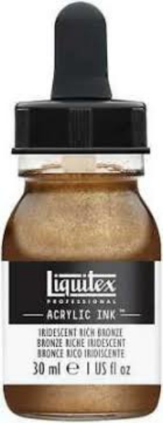 Picture of Liquitex Acrylic Ink Iridescent Rich Bronze - 30ml