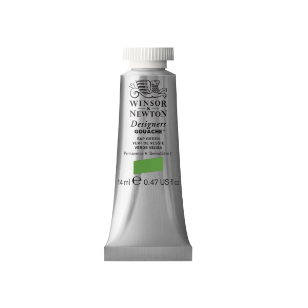 Picture of Winsor & Newton Designers Gouache Sap Green 14ml