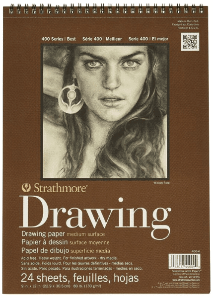 Picture of Strathmore 400 Series Drawing Pad - 130gsm 9x12" (24 Sheets)