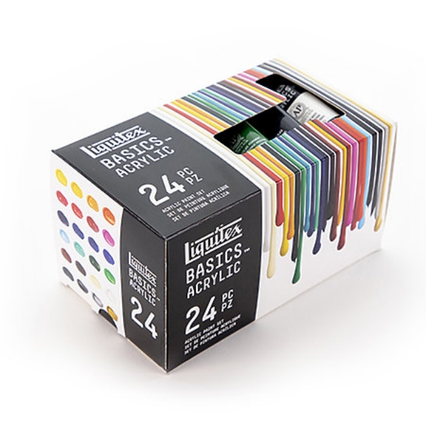 Picture of Liquitex Basics Acrylic Colours - Set of 24 (22ml)