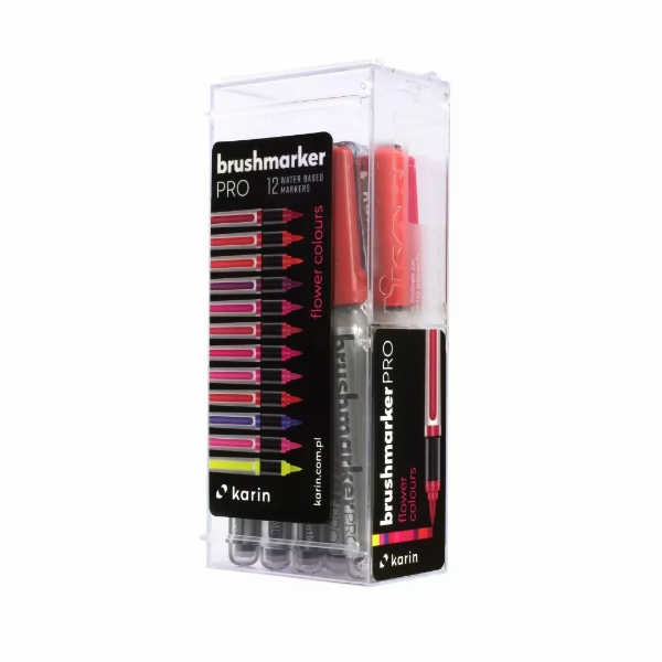 Picture of Karin Brushmarker PRO Flowers Colours Set of 12