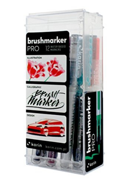 Picture of Karin Brushmarker PRO Basic Colours Set of 12