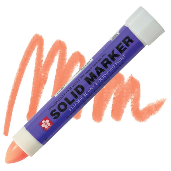 Picture of Sakura Solid Marker Pen - Fluorescent Orange