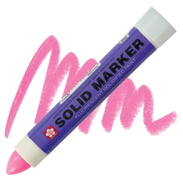 Picture of Sakura Solid Marker Pen - Fluorescent Pink