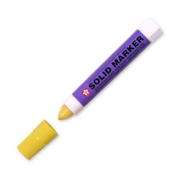 Picture of Sakura Solid Marker Pen - Fluorescent Yellow