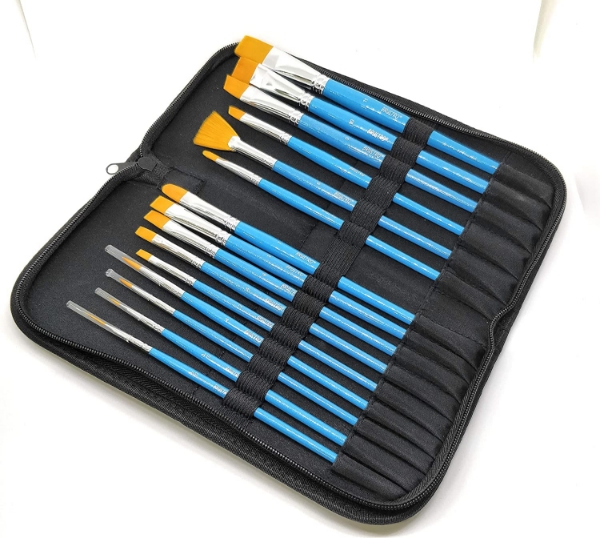 Picture of Brustro Taklon Hair Brush Set Of 15