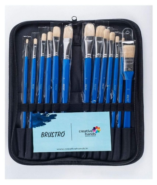 Picture of Brustro Hog Hair Brush Set of 13