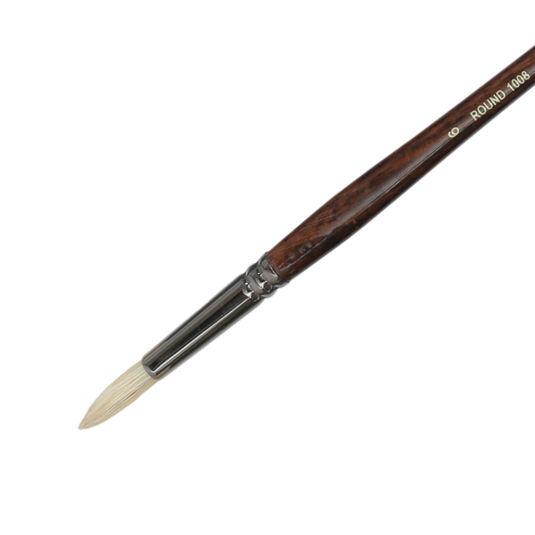 Picture of Brustro SR-1008 White Bristle Round Brush No.6