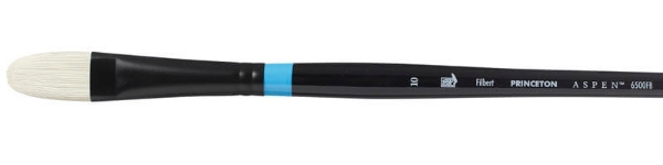 Picture of Princeton Aspen Long Handle Filbert Brush - 6500FB (Size 10)