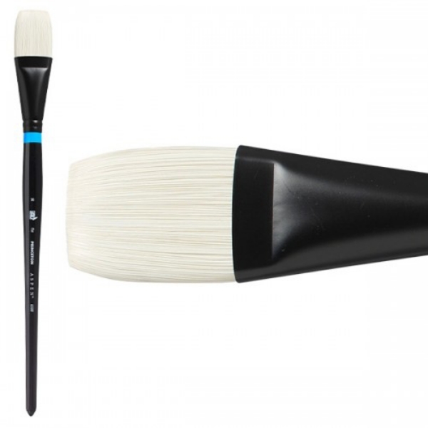 Picture of Princeton Aspen Long Handle Flat Brush - 6500F (Size 16)