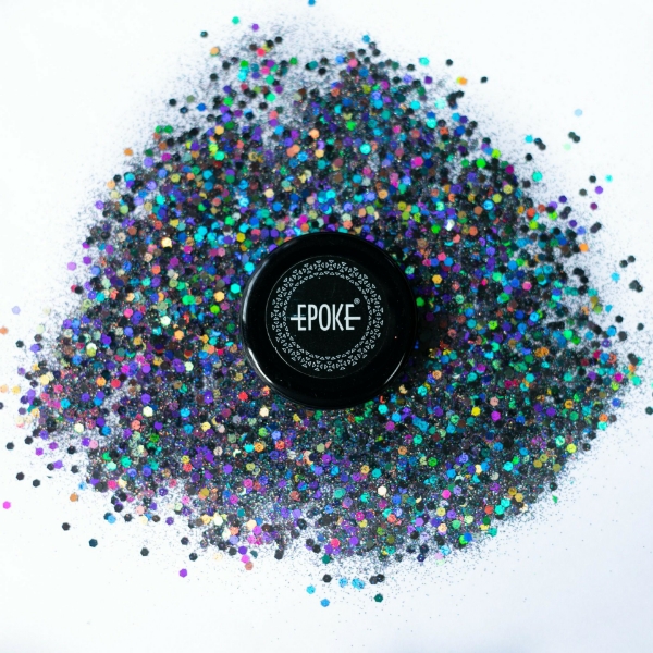 Picture of EPOKE Glitter Series Black Holo Mix