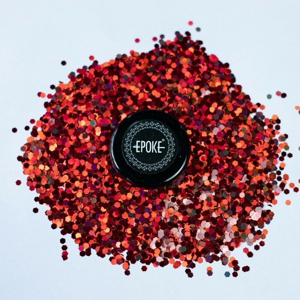 Picture of EPOKE Glitter Series Red Holo Chunky