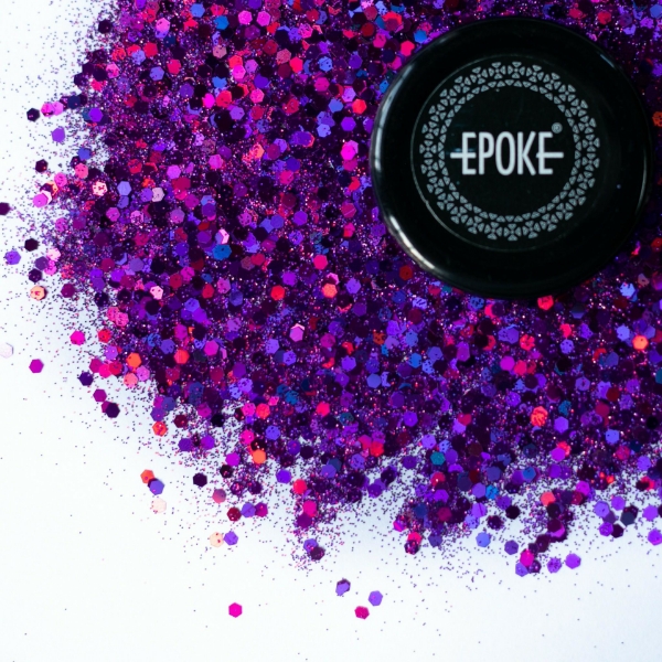 Picture of EPOKE Glitter Series Magenta Holo Mix