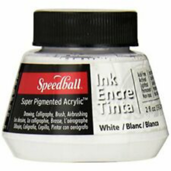 Picture of Speedball Acrylic Ink White - 60ml