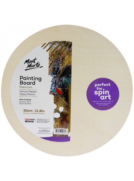 Picture of Mont Marte Painting Board Round - 30cm (MBST0030)
