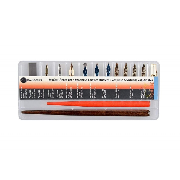 Picture of Manuscript Student Artist Set of 11 Nib-MDP282
