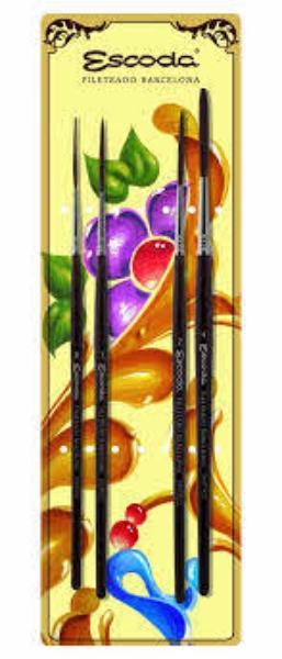 Picture of Escoda Fileteado Barcelona Brush Set Series 6540