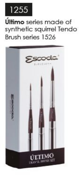 Picture of Escoda Ultimo 3 Travel Brush Set Series 1255