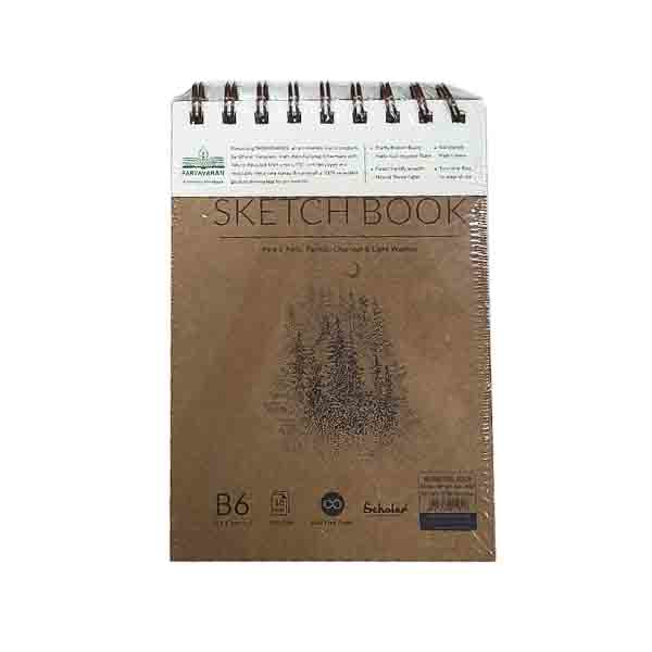 Picture of Scholar Paryavaran Sketch Book B6 150gsm - 50shts