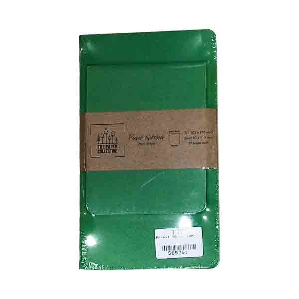 Picture of The Paper Collective Pocket Book Pack of Two - Green