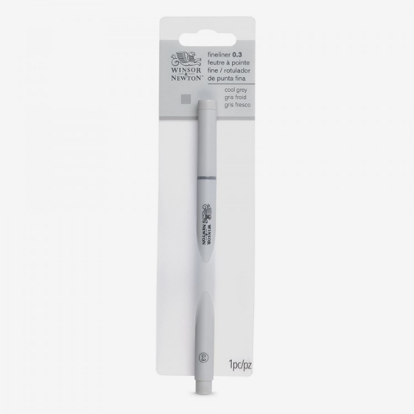 Picture of Winsor & Newton Fineliner Cool Grey Fine Point Pen - 0.3 MM