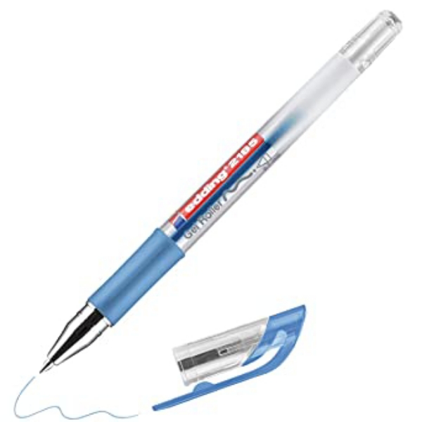Picture of Edding 2185 Gell Roller Pen 0.7mm-Metallic Blue