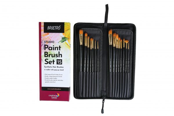 Picture of Brustro Studio Paint Brush Set Of 15