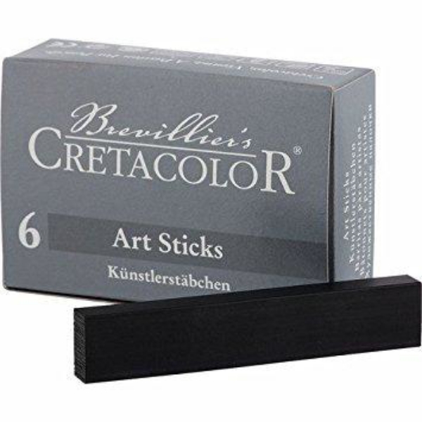 Picture of Cretacolor Nero Extra Soft Charcoal Sticks - 404 01