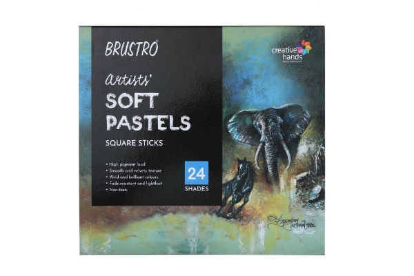 Picture of Brustro Artists Soft Pastels Set of 24
