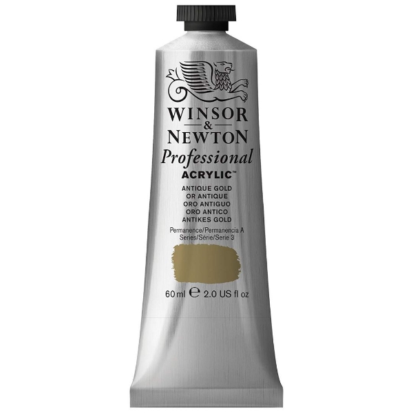 Picture of Winsor & Newton Professional Acrylic Colour 60ml - Antique Gold (S-3)