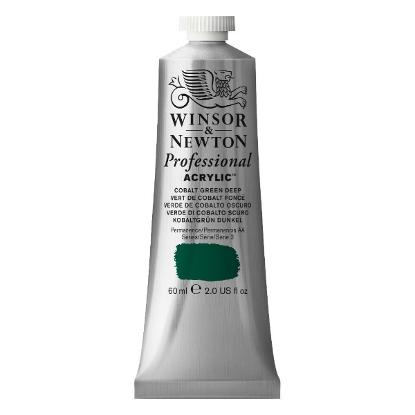 Picture of Winsor & Newton Professional Acrylic Colour 60ml - Cobalt Green Deep (S-3)