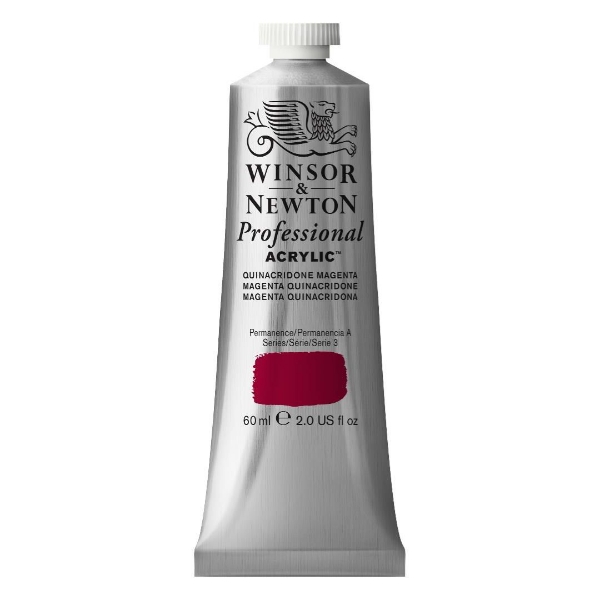 Picture of Winsor & Newton Professional Acrylic Colour 60ml - Quinacridone Magenta (S-3)