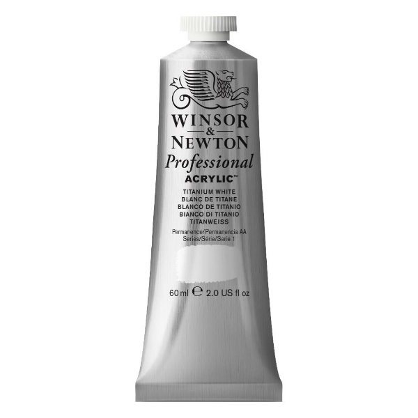 Picture of Winsor & Newton Professional Acrylic Colour 60ml - Titanium White (S-1)