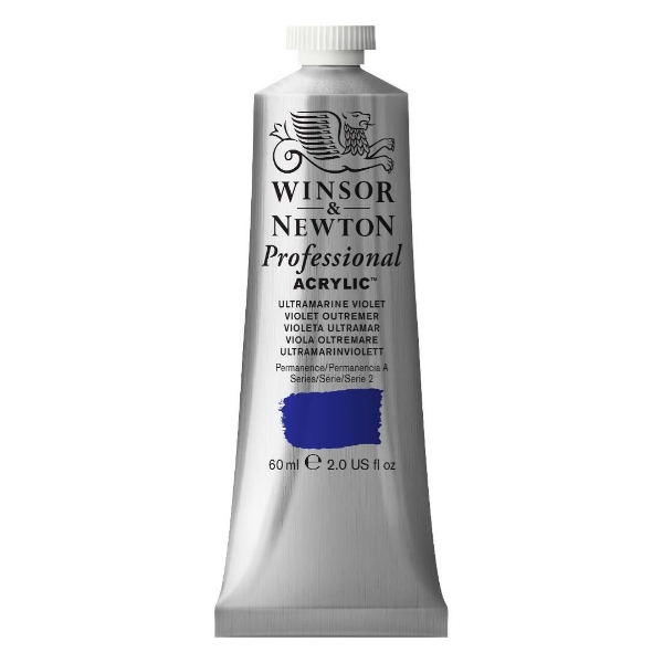 Picture of Winsor & Newton Professional Acrylic Colour 60ml - Ultramarine Violet (S-2)