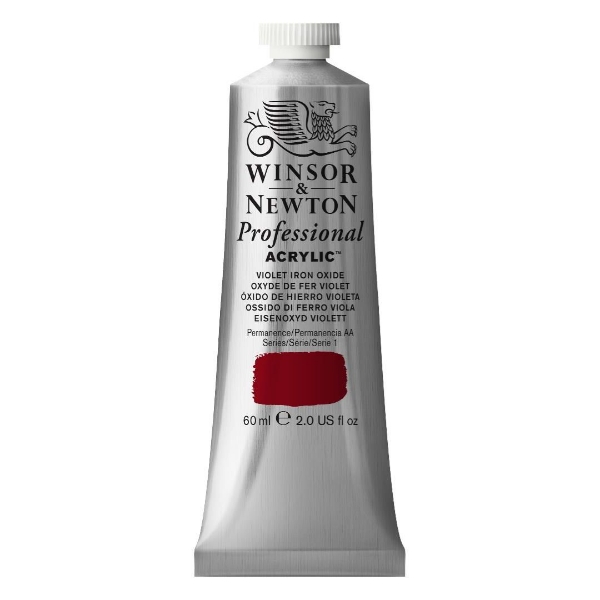 Picture of Winsor & Newton Professional Acrylic Colour 60ml - Violet Iron Oxide (S-1)