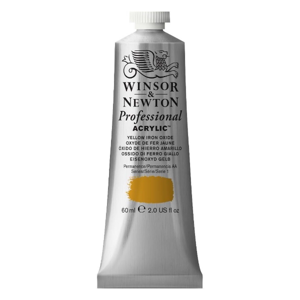 Picture of Winsor & Newton Professional Acrylic Colour 60ml - Yellow Iron Oxide (S-1)