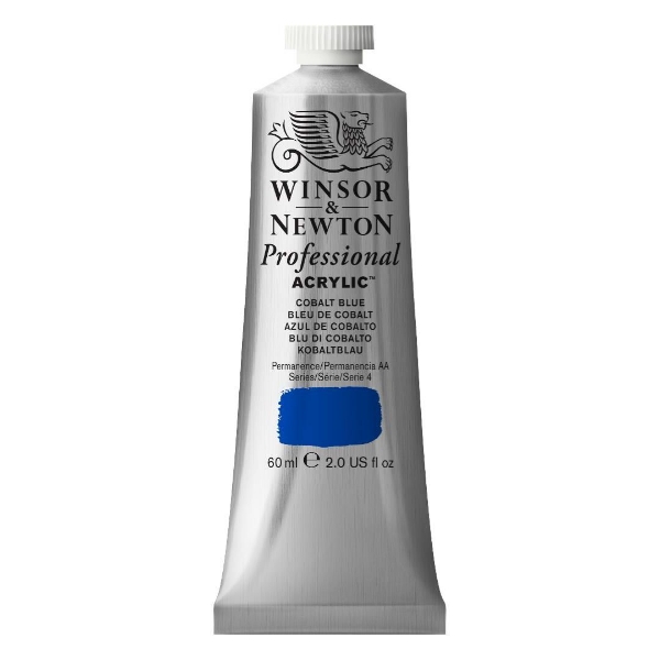 Picture of Winsor & Newton Professional Acrylic Colour 60ml - Cobalt Light Blue (S-4)