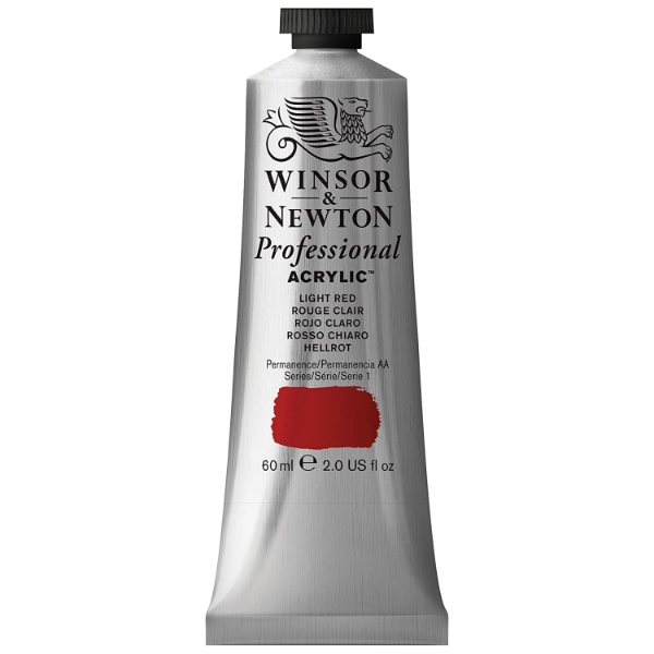 Picture of Winsor & Newton Professional Acrylic Colour 60ml - Light Red (S-1)