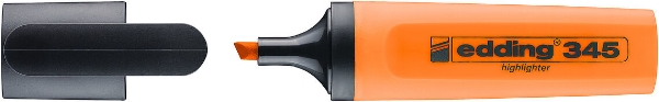 Picture of Edding 345 Highlighter Text Marker-Neon Orange